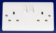 Click Mode Twin Sockets - White product image