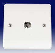 Click Mode Tv Sockets - White product image