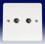 Click Mode Tv Sockets - White product image 2