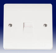 Click Mode Telephone Sockets - White product image 2