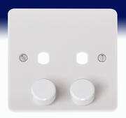 Click Mode Dimmer Plates - White product image 2