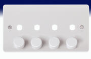 Click Mode Dimmer Plates - White product image 4