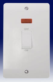 Click Mode 45 Amp Switches (White Rocker) - White product image 4