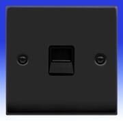 Click Deco - Telephone Sockets - Matt Black product image