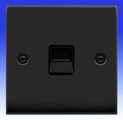 Click Deco - Telephone Sockets - Matt Black product image 2