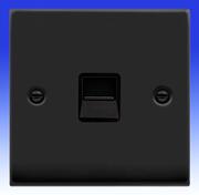 Click Deco - Telephone Sockets - Matt Black product image 2