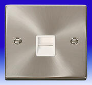 Click Deco - Telephone Sockets - Satin Chrome product image 2