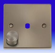 Click Deco - Dimmer Plates - Satin Chrome product image