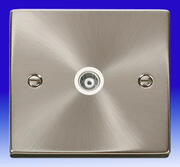 Click Deco - Tv Sockets - Satin Chrome product image 2