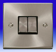 Click Deco Switches - Satin Chrome product image 3