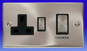 Click Deco - Cooker Controls - Satin Chrome product image