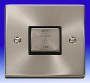 Click Deco - 3 Pole Fan Switches - Satin Chrome product image
