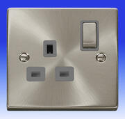 Click Deco - Twin Sockets - Satin Chrome product image 5