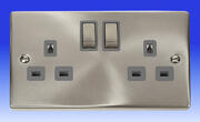 Click Deco - Twin Sockets - Satin Chrome product image 2