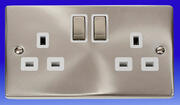 Click Deco - Twin Sockets - Satin Chrome product image 2