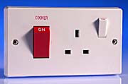 Contactum White Cooker Switches product image