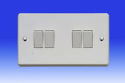 Contactum White Wall Switches product image