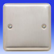 SATURN - Matt Chrome Blank Plates product image