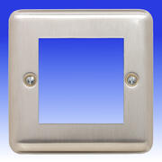 SATURN - Matt Chrome Euro Data Plates product image