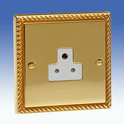 Georgian Brass Sockets with White Inserts product image 3