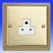 Georgian Brass Sockets with White Inserts product image 3