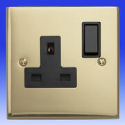 Edwardian Brass Sockets with Black Inserts product image 2