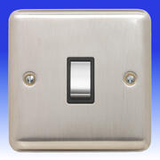 SATURN - Matt Chrome Wall Switches with Metal Rocker product image