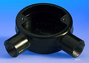 20mm Black Enamel Conduit Boxes product image 4