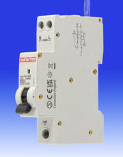 40 Amp 30mA SP+N RCBO - Contactum 6kA - Type A B Curve - 1 Module product image