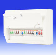 Contactum - Defender 10 Way High Integrity Consumer Unit & 10 MCB's 100Amp Switch and 2 x 63A RCD's product image