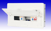 Contactum Defender2 Flush Dual Split Consumer Unit c/w 2 RCDs product image