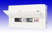 Contactum Defender2 Flush Dual Split Consumer Unit c/w 2 RCDs product image 5