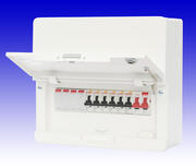 Contactum - Defender2 10 Way 100A Consumer Unit + 6 RCBOs + 4 Blanks product image