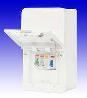 Contactum - Defender2 Garage Unit 63A RCD + 16A MCB + 6A MCB product image