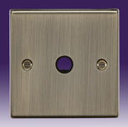 Knightsbridge - Switched/Unswitched Spurs & Flex Outlet Plates - Sq Edge Antique Brass product image 6