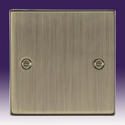 Knightsbridge - Blank Plates - Sq Edge Antique Brass product image