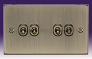 Knightsbridge - Toggle Switches - Antique_Brass product image 4