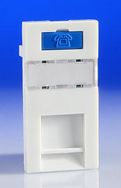 Data Grid - Data, Telephone, Tv & Satellite, HDMI, RJ45, Speaker Inserts - White product image 3