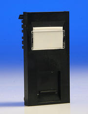 Data Grid - Data, Telephone, Tv & Satellite, HDMI, RJ45, Speaker Inserts - Black product image 2