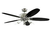 52" (132cm) Arius Ceiling Fan - Chrome product image