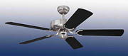 52" (132cm) Cyclone Ceiling Fan - Brushed Steel product image