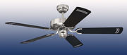 52" (132cm) Cyclone Ceiling Fan - Brushed Steel product image