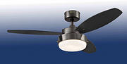 42" (105cm) Alloy Ceiling Fan - Gun Metal - Black product image