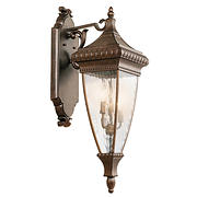 Venetian Rain Wall Lanterns - Brushed Bronze product image