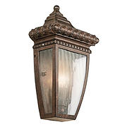 Venetian Rain Half Wall Lantern - Brushed Bronze product image