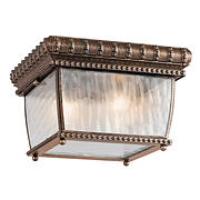 Venetian Rain Flush Mount - Brushed Bronze product image