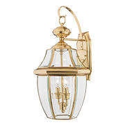 Newbury Extra Large Wall Lanterns - Polished Brass product image 6