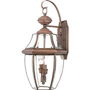 Newbury Extra Large Wall Lanterns - Polished Brass product image 4