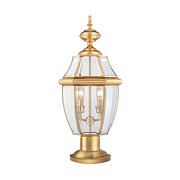 Newbury Pedestal - Polished Brass product image