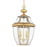 Newbury Large Chain Lantern - Polished Brass product image